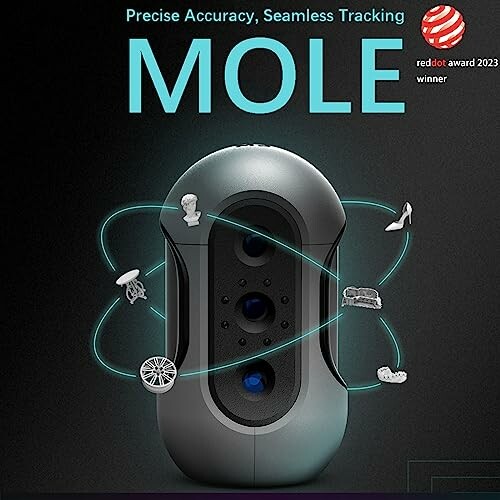 Mole tracking device with award-winning design.
